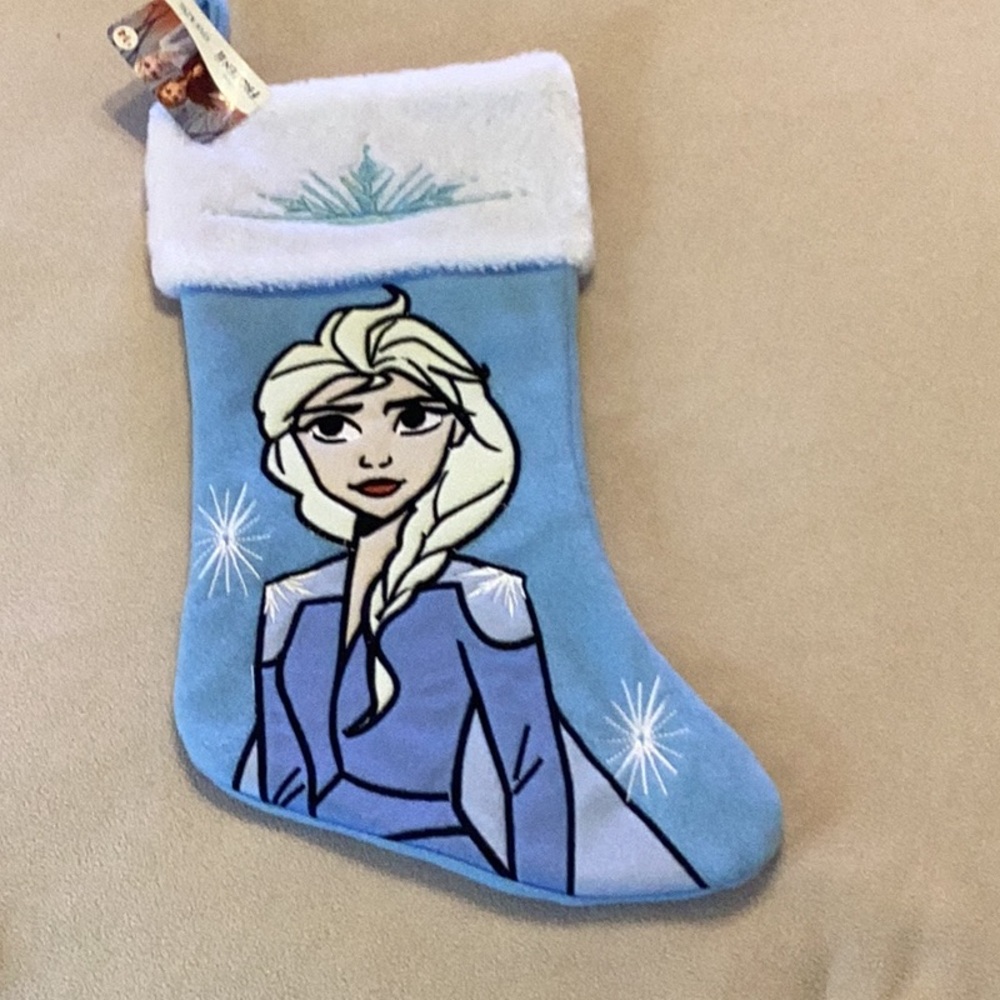 Disney Frozen Elsa Christmas Stockings ~ Set of 2 ~ NWT ~ RUZ - Picture 2 of 10